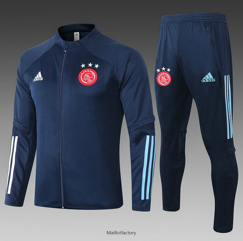 Achetez Veste Survetement Enfant AFC Ajax 2020/21 Enfant Bleu Marine