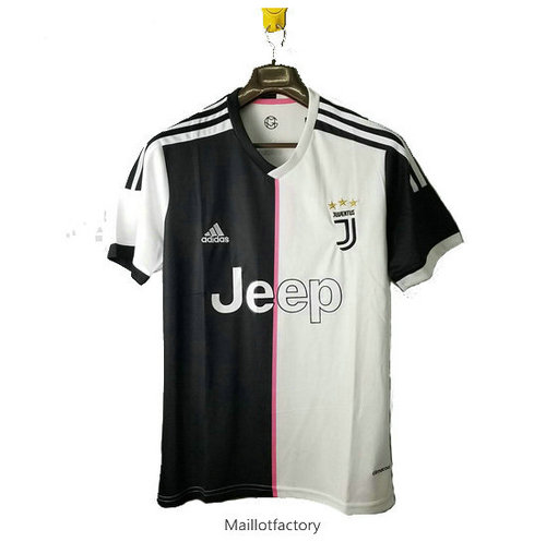 Achetés Maillot du Juventus 2019/20 Domicile Noir/ Blanc