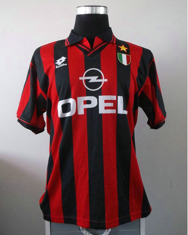 Nouveaux Retro Maillot du AC Milan 1996-97 Domicile