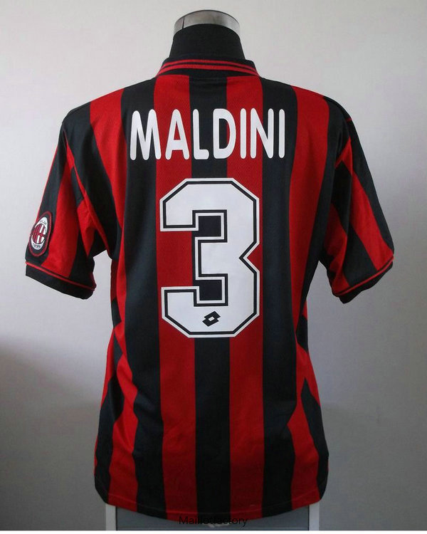 Prix Retro Maillot du AC Milan 1996-97 Domicile (3 Paolo Maldini)