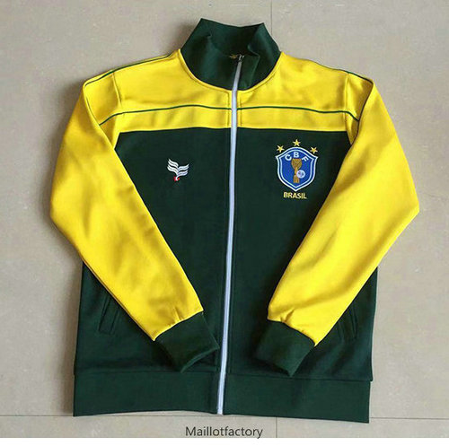 Achat Retro Maillot du Brésil jacket 1982