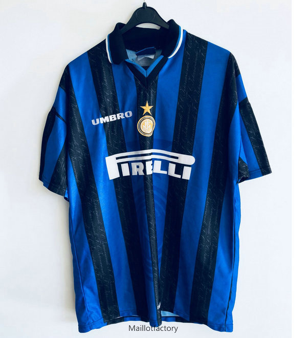 Nouveaux Retro Maillot du Inter Milan 1997-98 Domicile