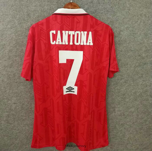 Prix Retro Maillot du Manchester United 1994 Domicile Rouge (7 Cantona)
