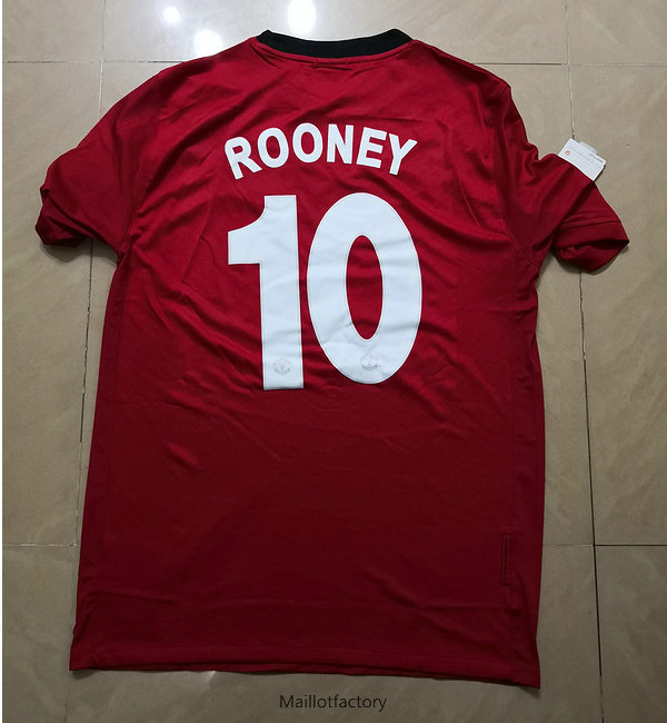 Achat Retro Maillot du UCL Manchester United 2009 Domicile (10 Rooney)