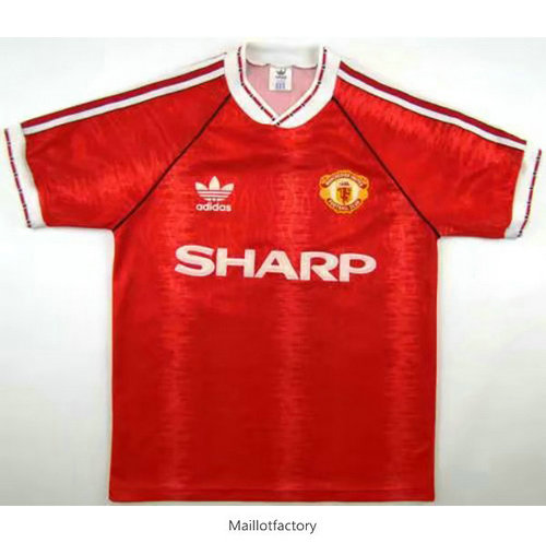 Achetez Retro Maillot du Manchester United 1990-92 Domicile