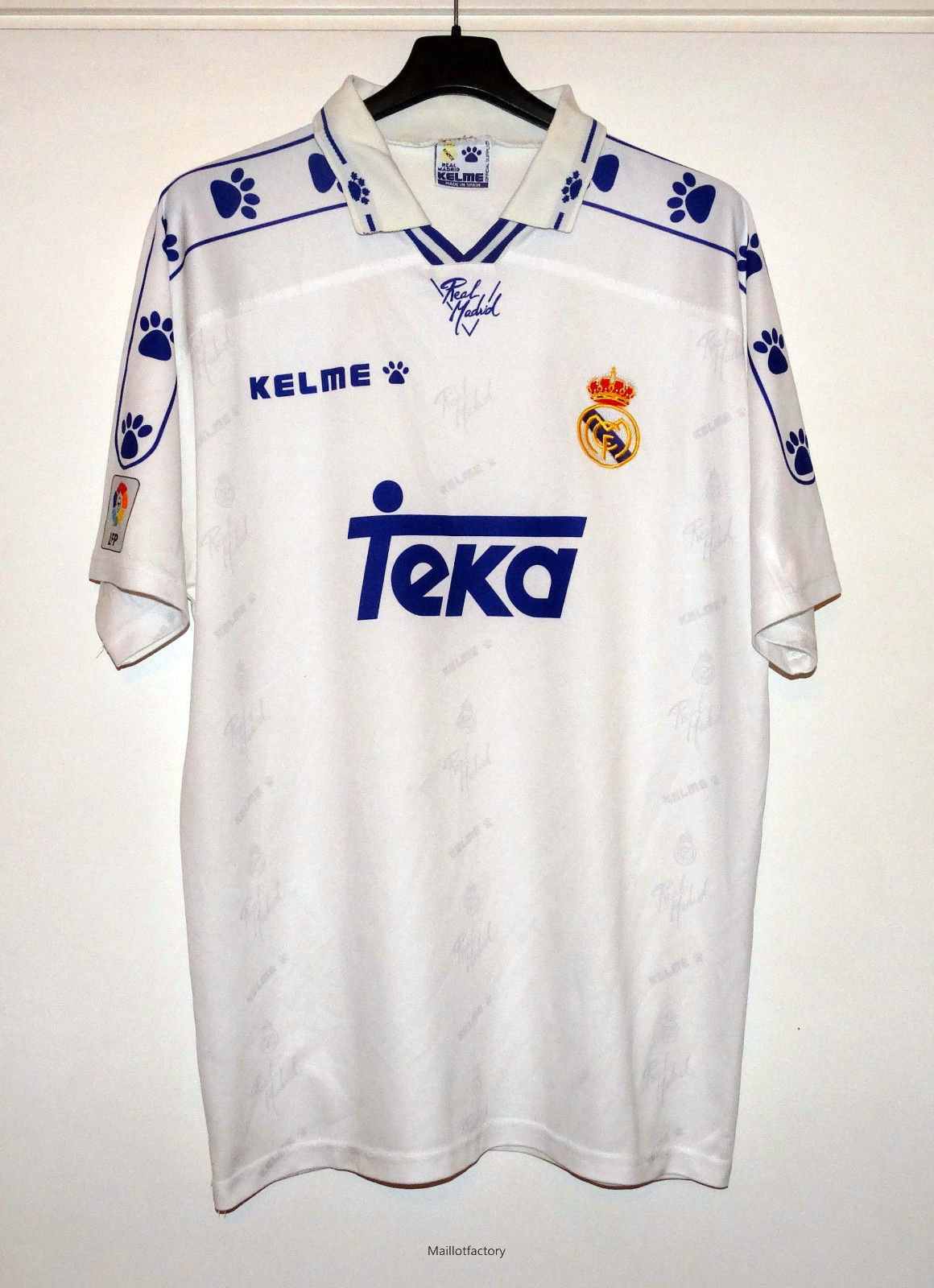 Flocage Retro Maillot du Real Madrid 1994-96 Domicile