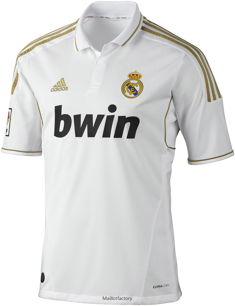 Soldes Retro Maillot du Real Madrid 2011-12 Domicile