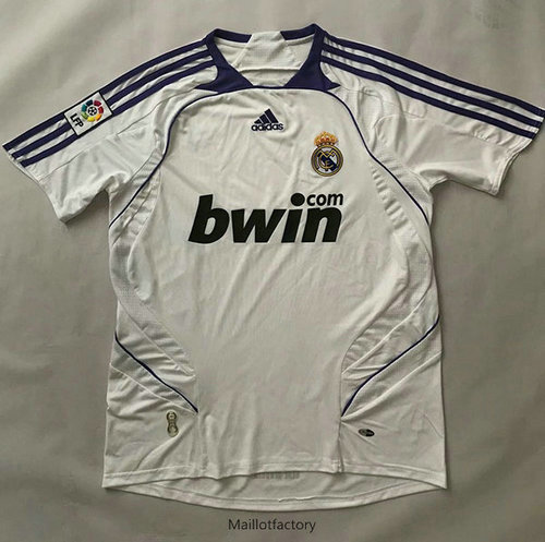 Achat Retro Maillot du Real Madrid 2007-08 Domicile