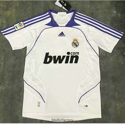 Nouveaux Retro Maillot du Real Madrid 2007-08 Domicile