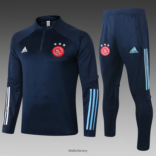 Vente Survetement Enfant AFC Ajax 2020/21 Enfant Bleu Marine