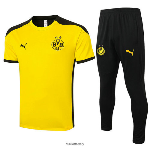 Soldes Kit d'entrainement Maillot Borussia Dortmund 2020/21 Jaune