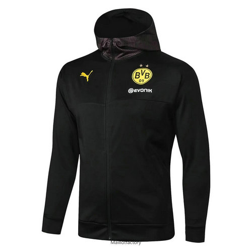 Nouveaux Veste a Capuche Borussia Dortmund 2019/20 Noir